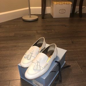 Lanvin white tassel loafers 😍 39 lambskin
